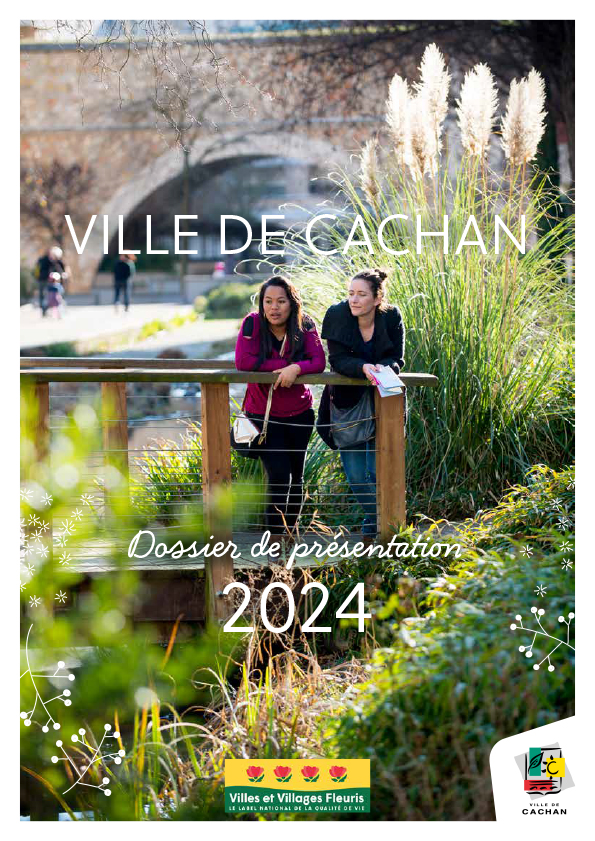 Couverture du dossier de présentation 2024 du label Villes et villages fleuris